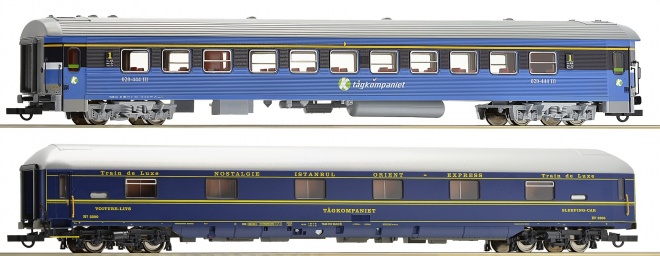 Set of 2 passenger cars Polar Express of Tagkompaniet<br /><a href='images/pictures/Roco/221452.jpg' target='_blank'>Full size image</a>